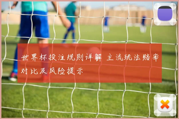 世界杯投注规则详解 主流玩法赔率对比及风险提示